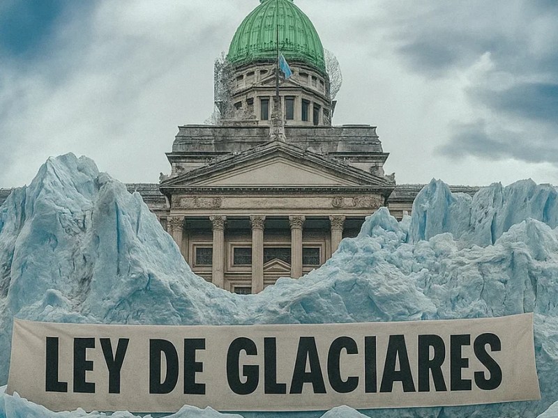 Fartsa Argentinako Glaziarren Legea aldatzeko entzunaldi&nbsp;publikoan